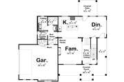 Farmhouse Style House Plan - 3 Beds 2.5 Baths 2004 Sq/Ft Plan #455-517 