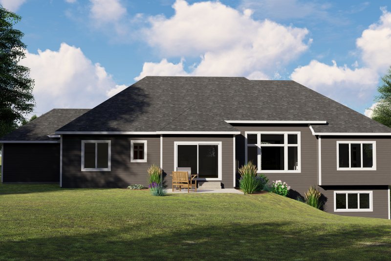 Home Plan - Exterior - Rear Elevation for Craftsman House Plan #1064-83 - 3 bed, 2.5 bath