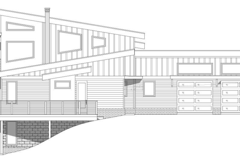 Dream House Plan - Exterior - Other Elevation 2 for Modern House Plan #932-550 - 3 bed, 3 bath