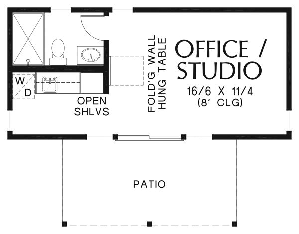 House Plan Design - Contemporary Floor Plan - Main Floor Plan #48-953