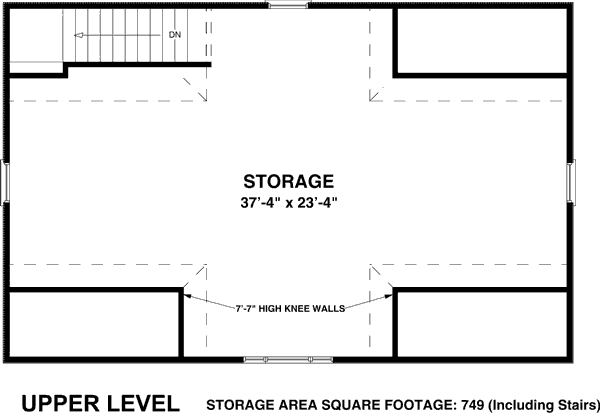 Dream House Plan - Traditional Floor Plan - Upper Floor Plan #56-571