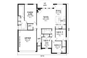 Traditional Style House Plan - 4 Beds 2 Baths 1907 Sq/Ft Plan #84-585 
