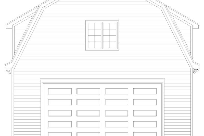 Architectural House Design - Exterior - Front Elevation 3 for Country House Plan #932-1391 - 2 bed, 1 bath