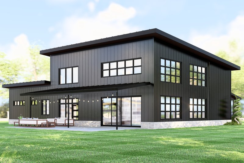 Dream House Plan - Exterior - Other Elevation 2 for Barndominium House Plan #1064-372 - 3 bed, 3 bath