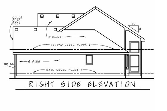 Exterior - Other Elevation 1 for Traditional House Plan #20-2560 - 3 bed, 2.5 bath