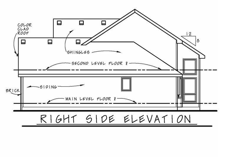 Dream House Plan - Exterior - Other Elevation 1 for Traditional House Plan #20-2560 - 3 bed, 2.5 bath