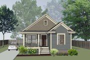 Cottage Style House Plan - 4 Beds 2 Baths 1117 Sq/Ft Plan #79-144 