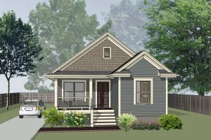 Cottage Exterior - Front Elevation Plan #79-144