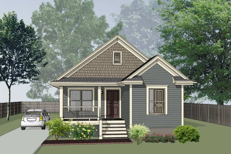 Architectural House Design - Cottage Exterior - Front Elevation Plan #79-144