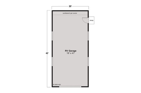 Floor Plan - Main Floor for Traditional House Plan #124-1404, 0 bath