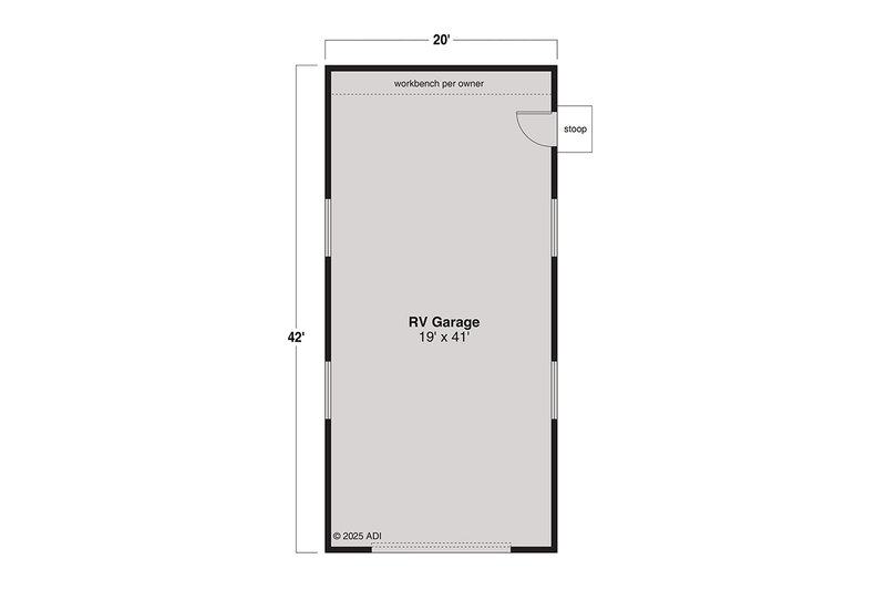 House Design - Floor Plan - Main Floor for Traditional House Plan #124-1404, 0 bath