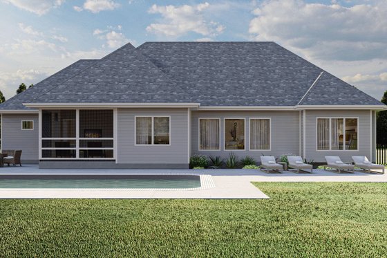 Exterior - Other Elevation 1 for Cottage House Plan #455-116 - 2 bed, 2.5 bath