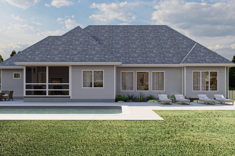 Architectural House Design - Exterior - Other Elevation 1 for Cottage House Plan #455-116 - 2 bed, 2.5 bath
