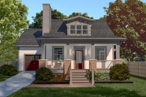 Farmhouse Exterior - Front Elevation Plan #79-334