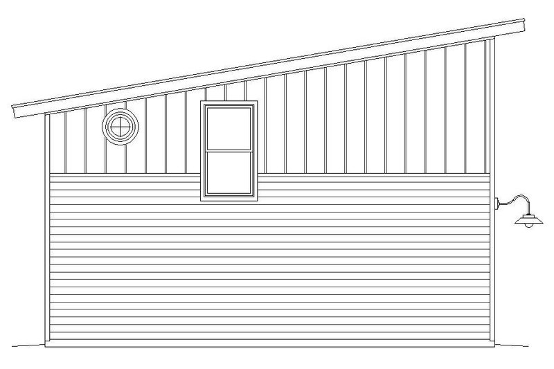 Dream House Plan - Exterior - Other Elevation 1 for Contemporary House Plan #932-229, 1 bath