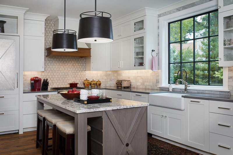 Architectural House Design - Interior - Kitchen for Farmhouse House Plan #901-136 - 3 bed, 2.5 bath