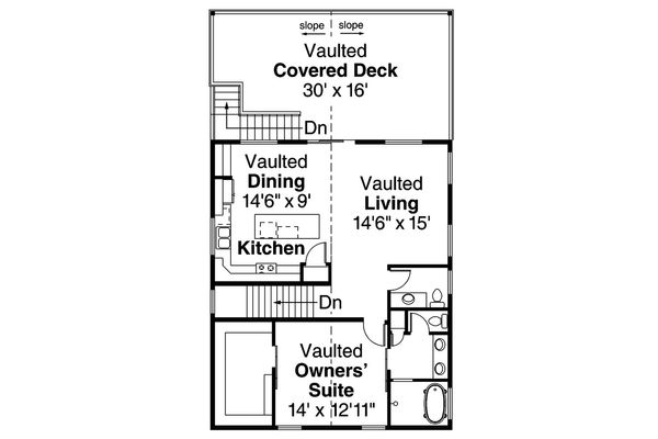 House Plan Design - Country Floor Plan - Upper Floor Plan #124-1052