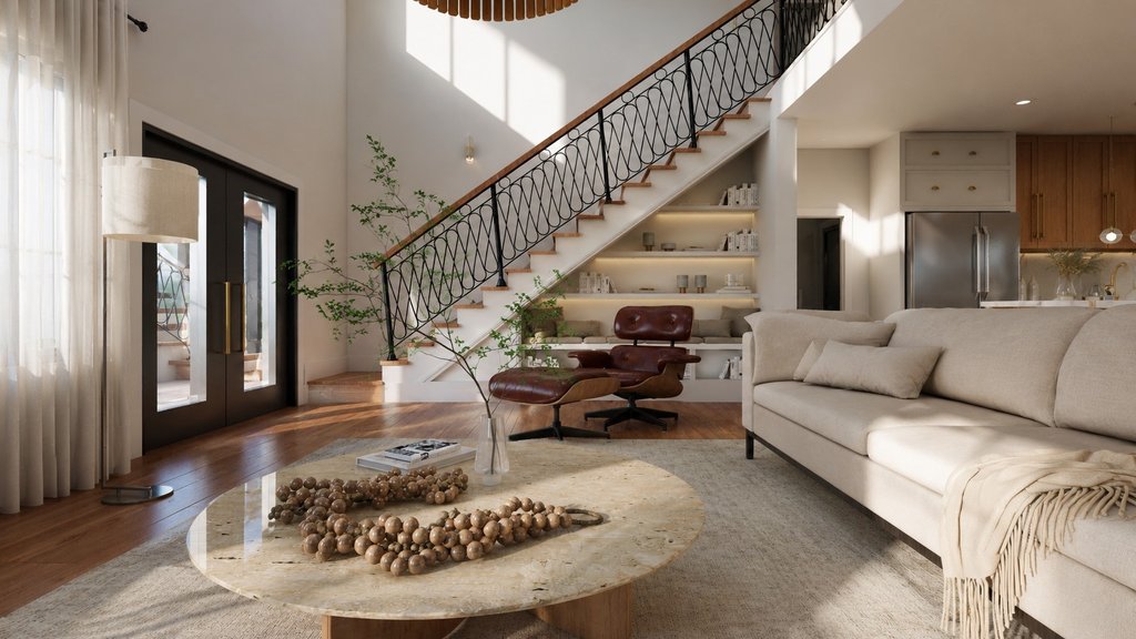 Interior - Family Room for Barndominium House Plan #1064-313 - 5 bed, 3 bath
