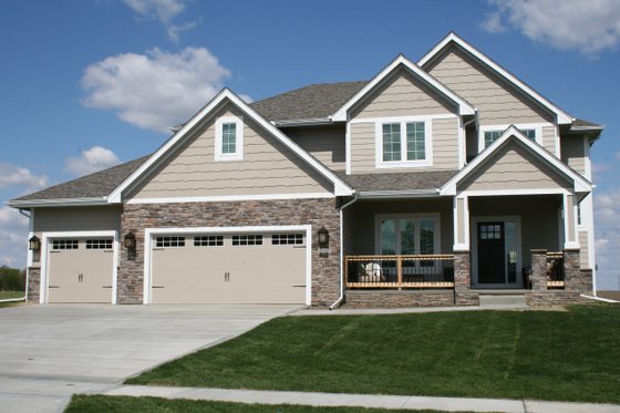 Exterior - Front Elevation 4 for Craftsman House Plan #20-2127 - 4 bed, 3.5 bath