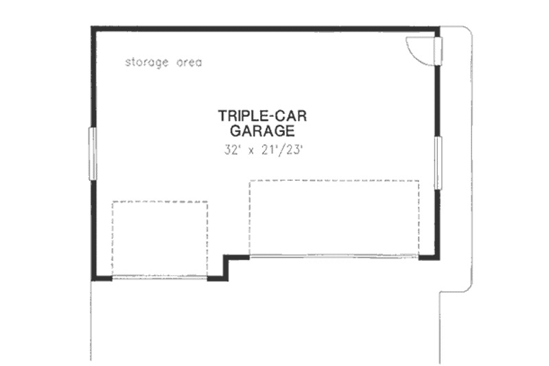 Dream House Plan - Floor Plan - Main Floor for Traditional House Plan #18-9274, 0 bath