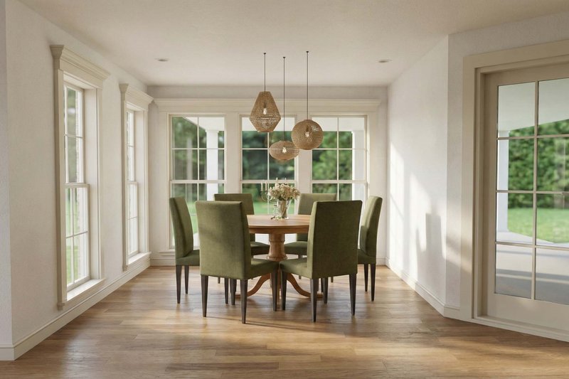 House Blueprint - Interior - Dining Room for Farmhouse House Plan #923-477 - 3 bed, 2 bath