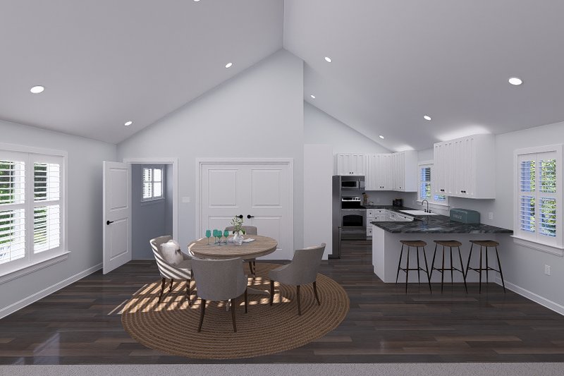 Architectural House Design - Interior - Family Room 1 for Farmhouse House Plan #1060-308 - 2 bed, 2 bath