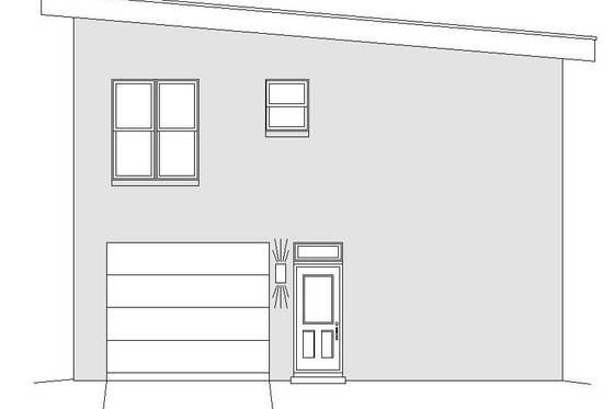Exterior - Other Elevation 1 for Contemporary House Plan #932-299 - 1 bed, 1.5 bath