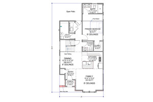 Floor Plan - Main Floor for Contemporary House Plan #1116-5 - 3 bed, 2.5 bath