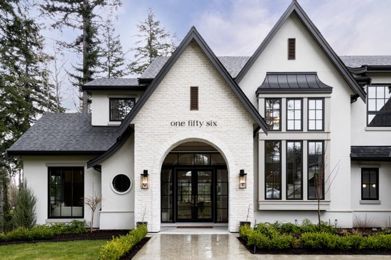 Exterior - Front Elevation 3 for European House Plan #1114-12 - 6 bed, 4.5 bath