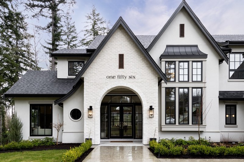 House Blueprint - Exterior - Front Elevation 3 for European House Plan #1114-12 - 6 bed, 4.5 bath