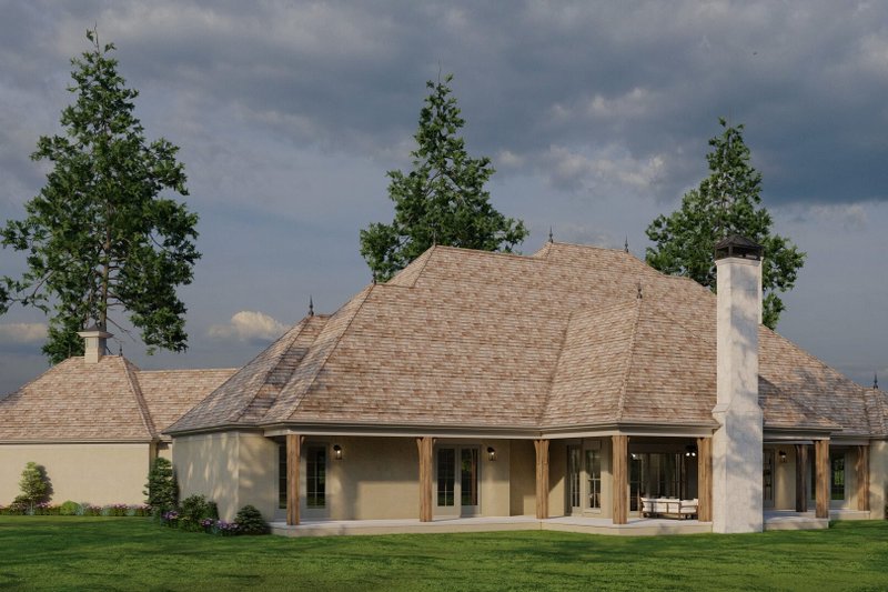 Dream House Plan - Exterior - Other Elevation 2 for European House Plan #923-392 - 4 bed, 3.5 bath