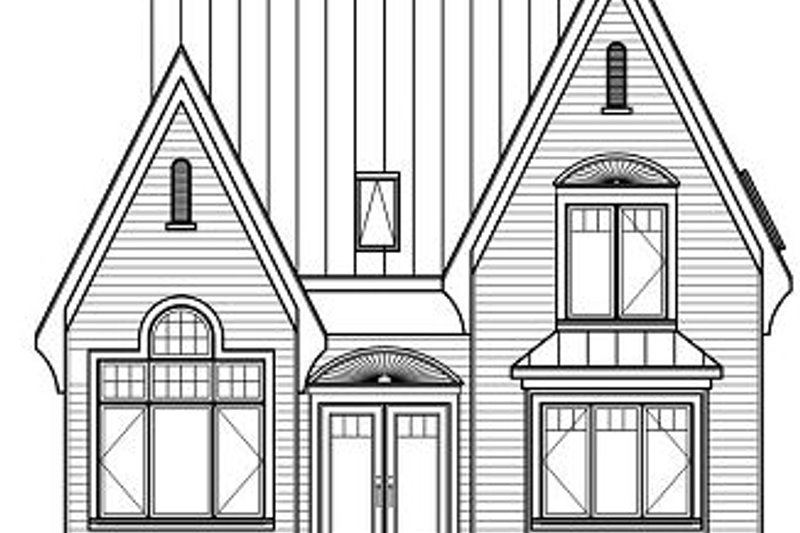 Dream House Plan - Exterior - Rear Elevation for Farmhouse House Plan #23-852 - 3 bed, 2 bath