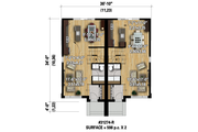 House Plan - 5 Beds 2 Baths 2392 Sq/Ft Plan #25-4517 