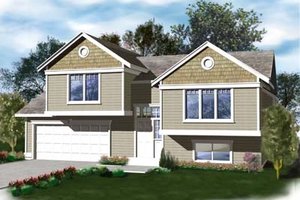 Traditional Exterior - Front Elevation Plan #96-308