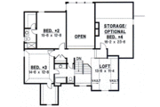 European Style House Plan - 3 Beds 3 Baths 2772 Sq/Ft Plan #67-225 