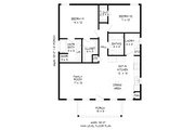 Country Style House Plan - 2 Beds 2 Baths 1050 Sq/Ft Plan #932-352 