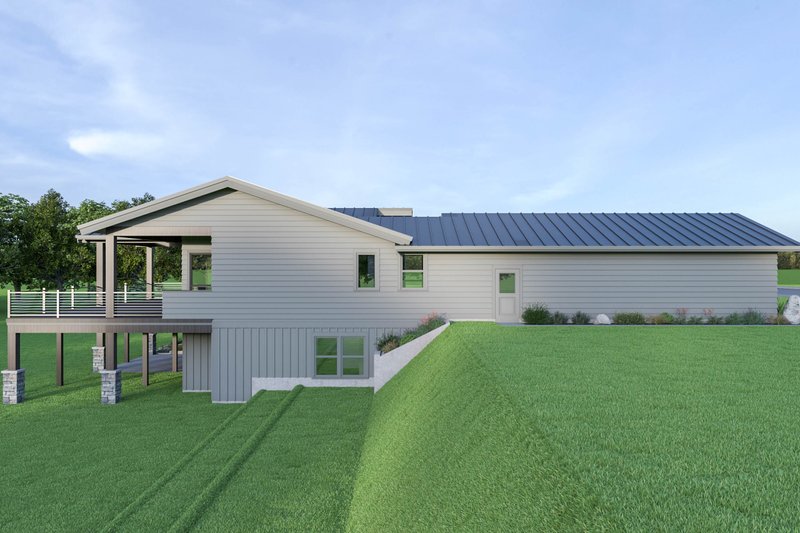 House Blueprint - Photo 1 for Contemporary House Plan #1070-88 - 3 bed, 2.5 bath