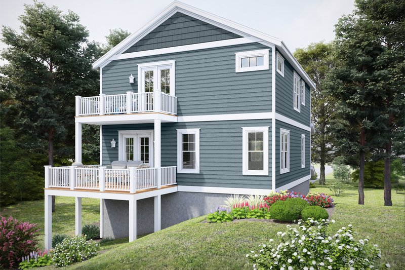 Dream House Plan - Exterior - Rear Elevation for Country House Plan #932-1460 - 4 bed, 3 bath