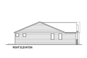 Exterior - Other Elevation 1 for Farmhouse House Plan #569-43 - 3 bed, 2.5 bath