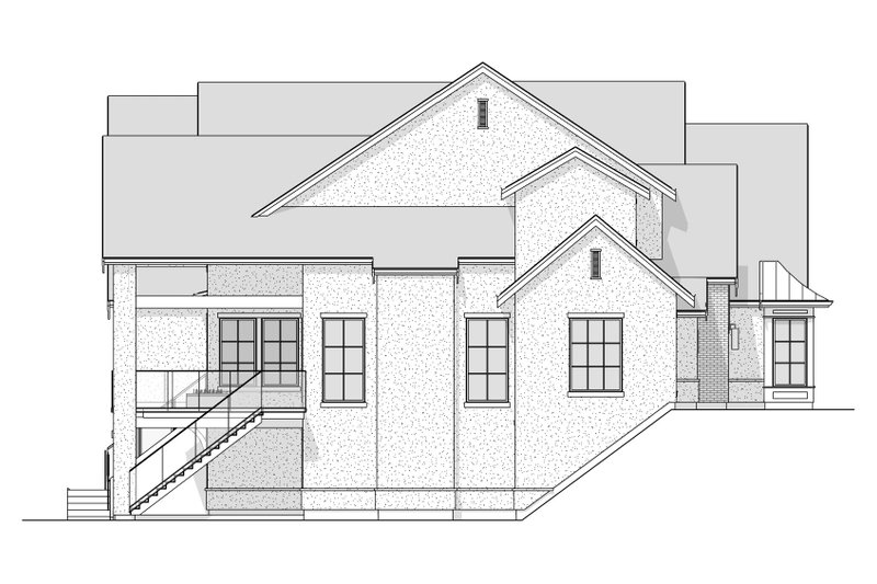 House Blueprint - Exterior - Other Elevation for European House Plan #1114-12 - 6 bed, 4.5 bath