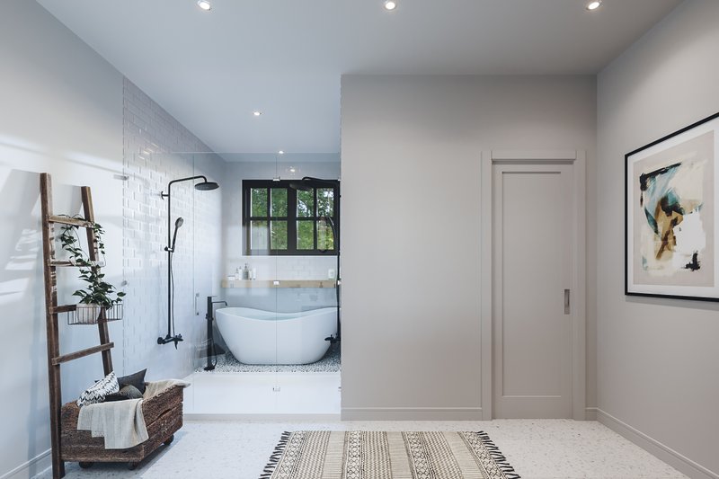 House Plan Design - Interior - Master Bathroom for Farmhouse House Plan #23-2772 - 3 bed, 1.5 bath