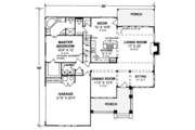 Craftsman Style House Plan - 4 Beds 3.5 Baths 2135 Sq/Ft Plan #20-355 