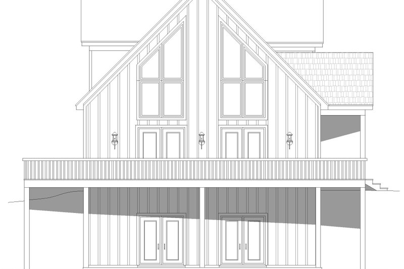 Architectural House Design - Exterior - Other Elevation for Southern House Plan #932-841 - 4 bed, 3 bath