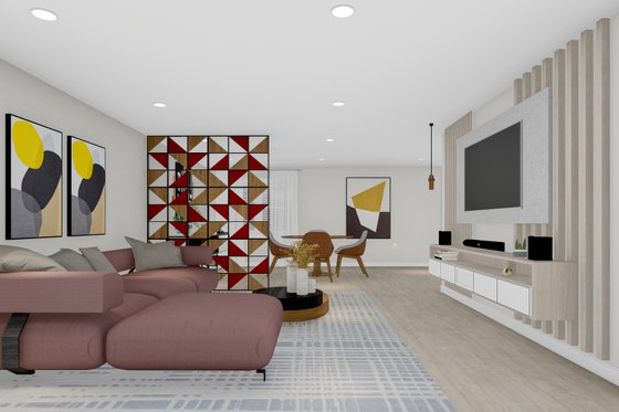 Interior - Other 2 for Ranch House Plan #1060-9 - 5 bed, 3 bath