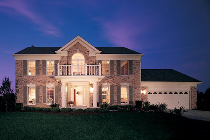 Dream House Plan - Classical Exterior - Front Elevation Plan #57-106