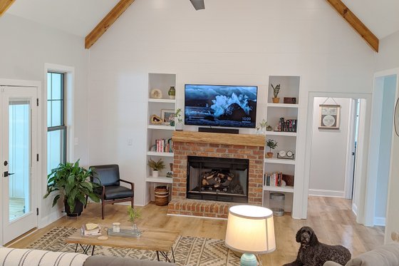 Interior - Family Room 1 for Farmhouse House Plan #929-1053 - 3 bed, 2.5 bath