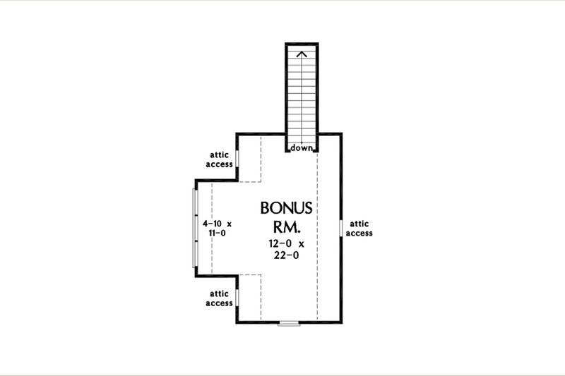 Dream House Plan - Floor Plan - Other Floor for Ranch House Plan #929-1150 - 3 bed, 2 bath