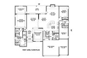 European Style House Plan - 4 Beds 3 Baths 3568 Sq/Ft Plan #81-13912 