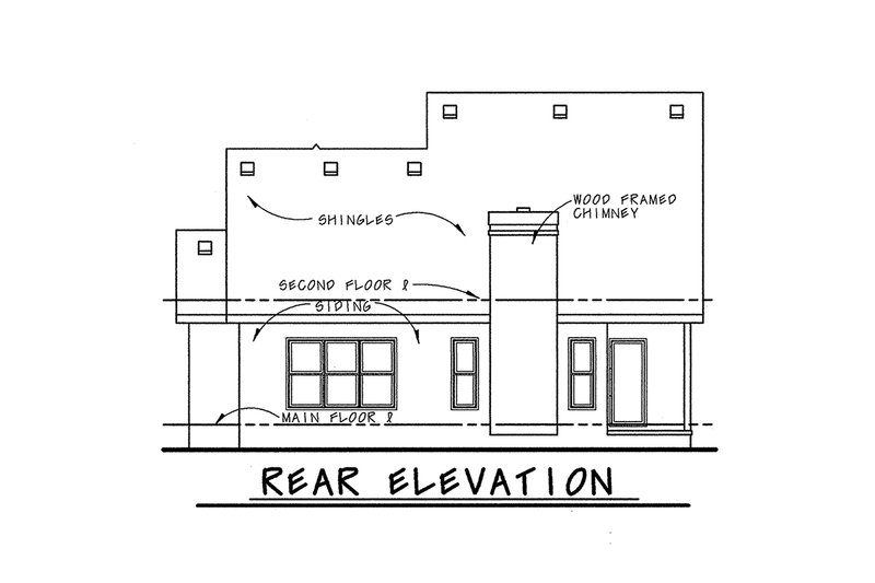 Home Plan - Exterior - Front Elevation 3 for Country House Plan #20-2235 - 3 bed, 3 bath