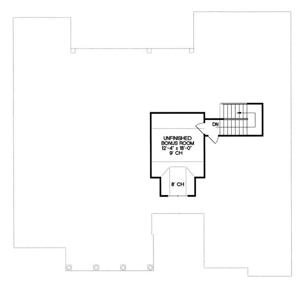 Home Plan - Craftsman Floor Plan - Upper Floor Plan #20-164
